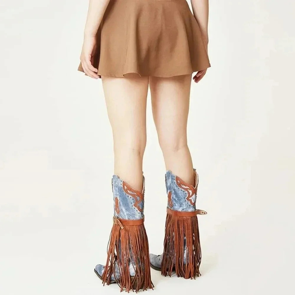 👢BRAND NEW popular BOOTS SALE shoes super comfortable trendy high heel 👢 - Picture 2 of 6